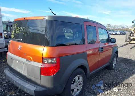 2003 Honda Element Ex из США, поврежденный, VIN 5J6YH28563L051880